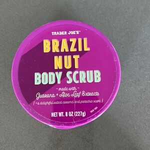 Unused Brazil nut body scrub